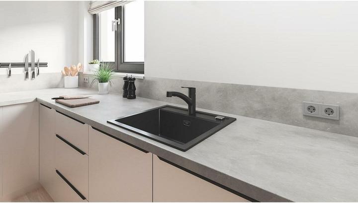 Produktbild Grohe Start QuickFix Küchenarmatur, Dual-Spülbrause, herausziehbar, schwenkbar, mattschwarz