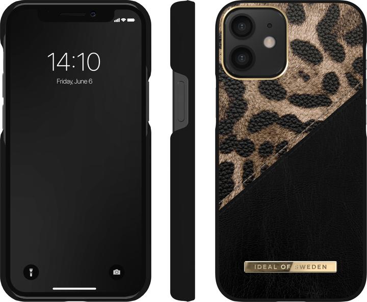 Actual product image iDeal Of Sweden Atelier Case iPhone 12 MINI Midnight Leoprd (Apple iPhone 12 mini)