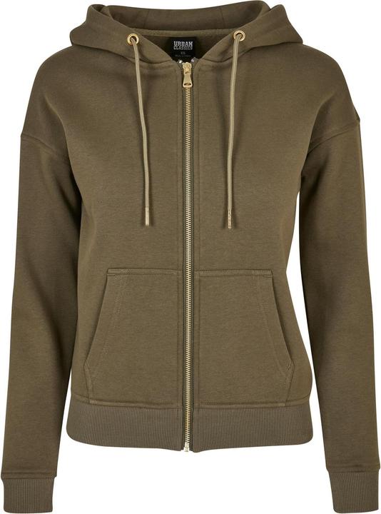 Produktbild Urban Classics Ladies Classic Zip Hoody olive XS (XS)