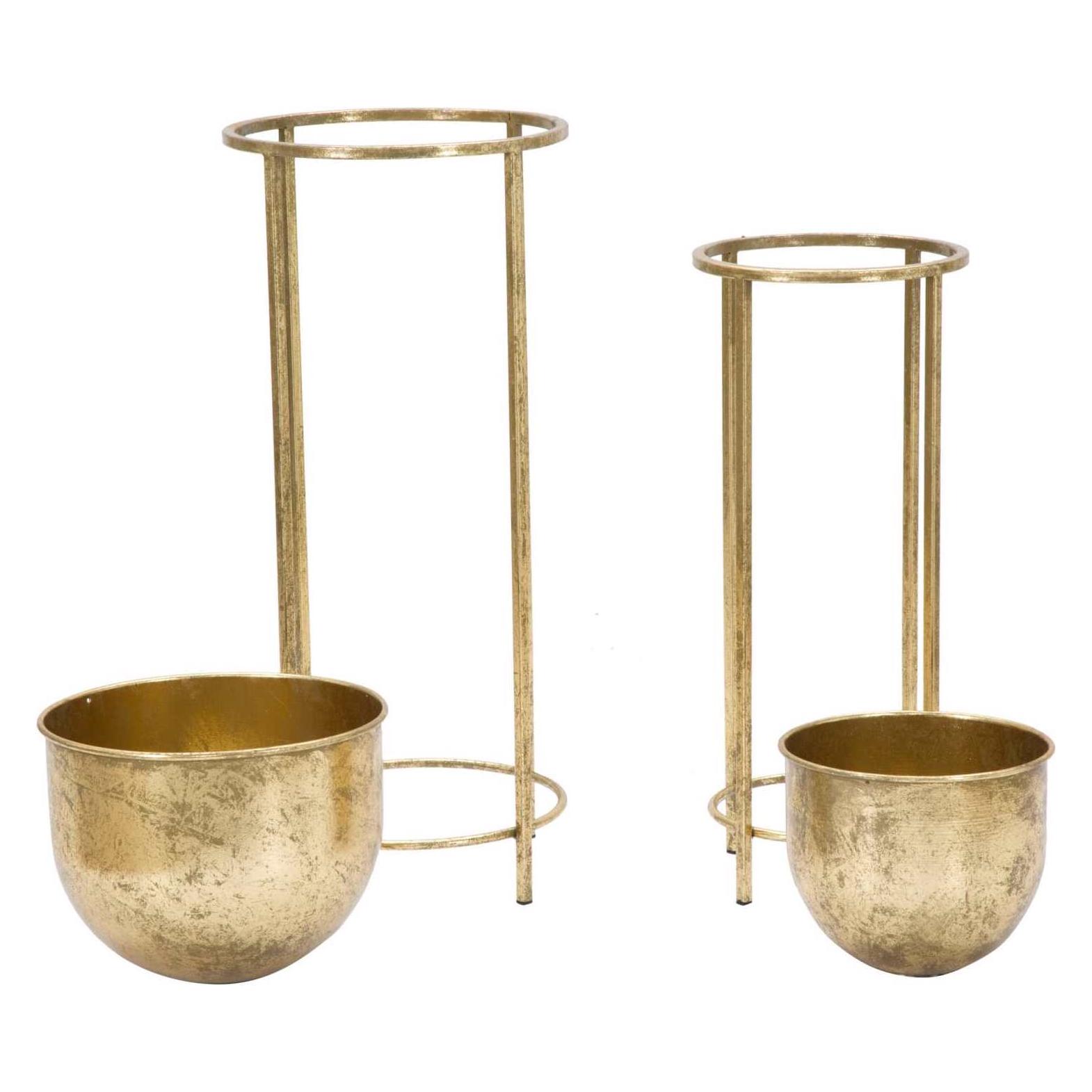Mauro Ferretti, Bloempot, Plantenstandaard Glam (set Van 2)