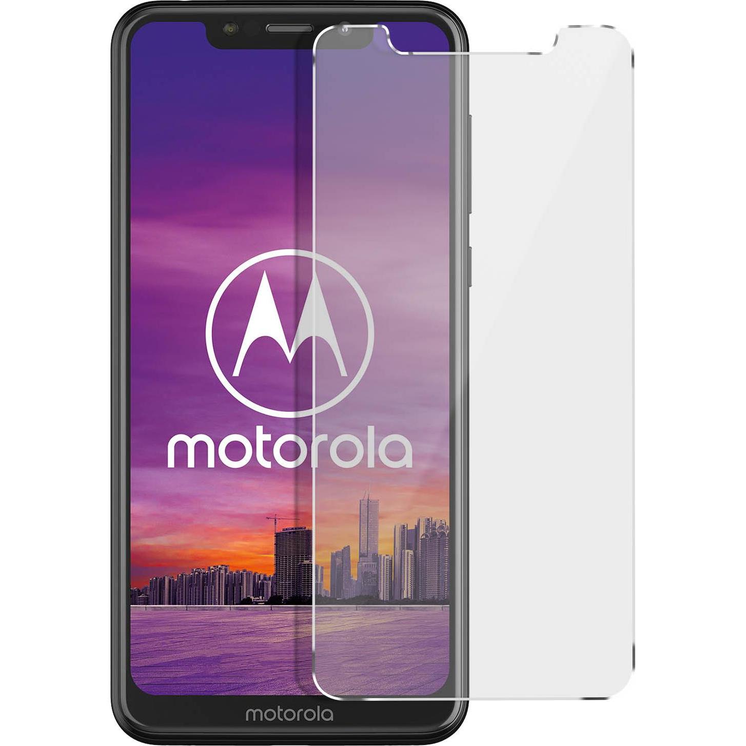 Avizar Kristallklare Folie, Glas-Displayschutz (2 Stück, Motorola One), Smartphone Schutzfolie, Transparent