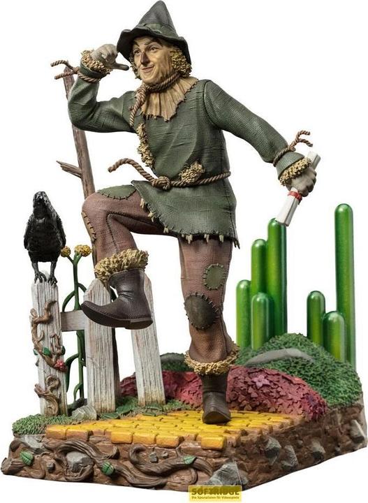 Actual product image Iron Studios Le Magicien d'Oz statuette 1/10 Deluxe Art Scale Scarecrow 21 cm