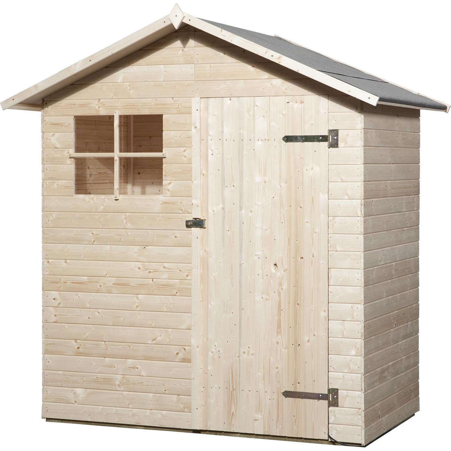 Weka Holzbau, Gartenhaus + Gartenschrank, 345