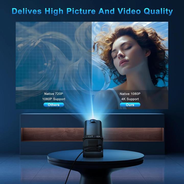 Produktbild Seseno Mini Projektor (Full HD, 2000 lm, 1.1:1)