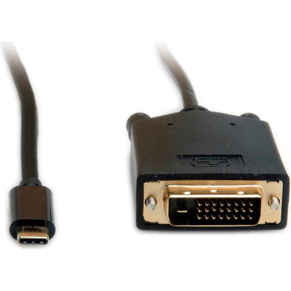 Thumbnail - Roline Dvi — USB C (1 m, HDMI), Video Kabel