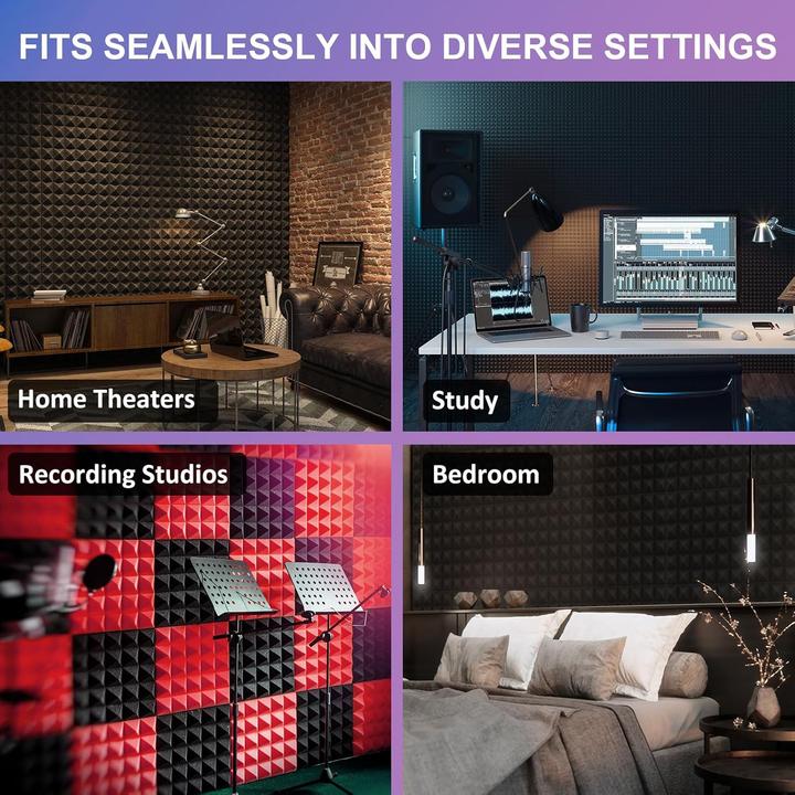 Immagine prodotto Jber Akustische Schallschaumplatten-Set (24 Stück) (24 pz.)