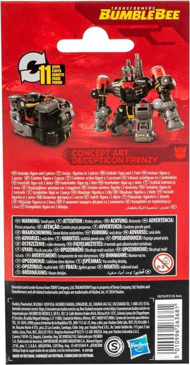 Productafbeelding Hasbro Transformers: Bumblebee Studio Serie Core Class Actiefiguur Concept Art Decepticon Frenzy 9 cm
