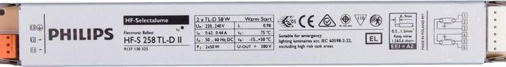 Immagine prodotto Philips Ballast HF Selectalume II per TL-D 872790089746300