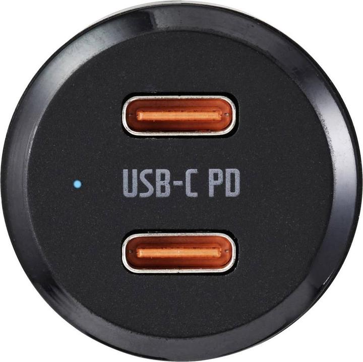 Produktbild Voltcraft VC-PD40W-2C VC-13431420 USB-Ladegerät KFZ Ausgangsstrom (max.) 3 A 2 x