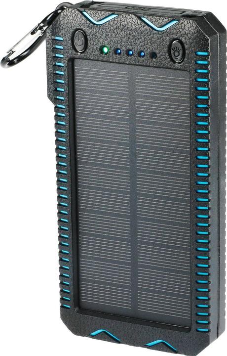 Image du produit Mikamax Banque de puissance solaire (20000 mAh, 74 Wh)