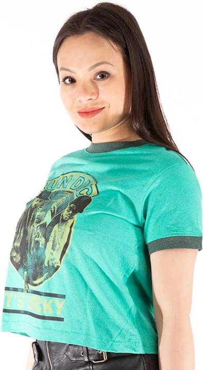 Actual product image Run DMC Womens/Ladies It's Tricky Record Vintage Crop Top (L)