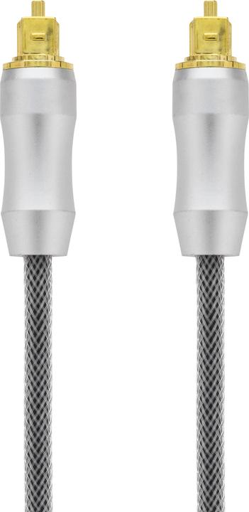 Image du produit Deltaco AukÅ¡tos klasÄ-s Toslink kabelis optinis skaitmeninio garso kabelis,, juodas / TOTO-15-K / (5 m, Câble Toslink)