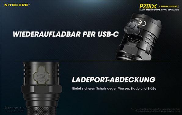 Produktbild Nitecore P20iX - 4000 Lumen (14 cm, 4000 lm)