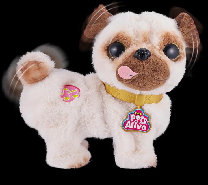 Actual product image Magni Pets Alive Pug Poppy interactive (29 cm)