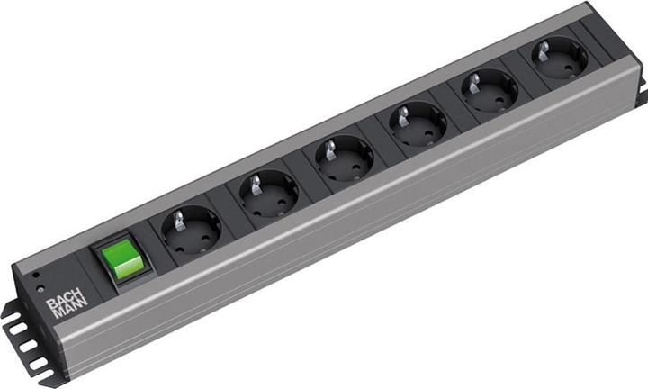Produktbild Bachmann Verlängerungsschnur (6 x, CEE 7/3, 2 m)
