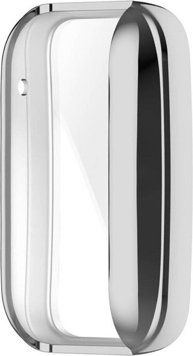 Actual product image Cover-Discount Xiaomi Mi Band 7 Pro - Rubber Protection Case silver