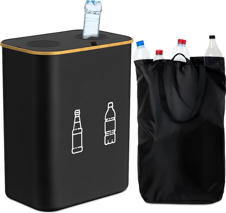 Relaxdays Pfandflaschen-Sammelbehälter (160 l)