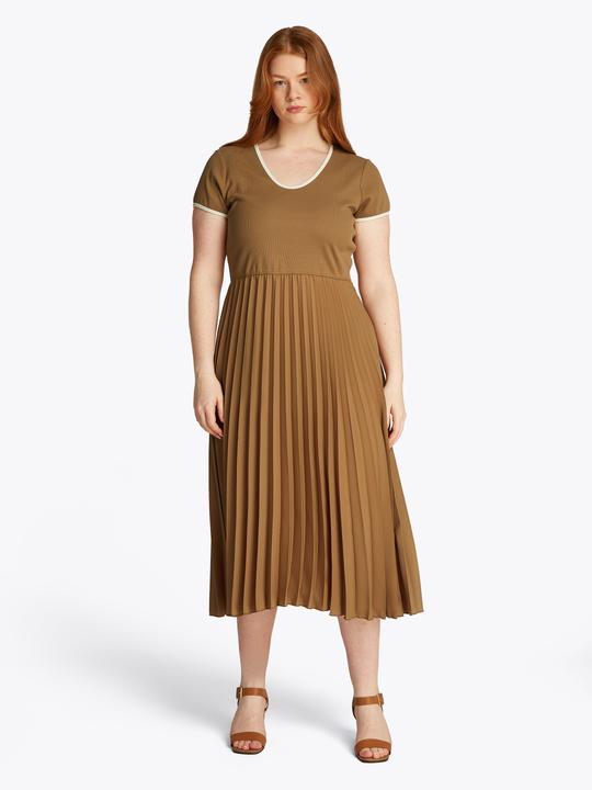 Productafbeelding Tommy Hilfiger Iconische Midi-Jurk met Ronde Hals und Flaggen-Detail (48)