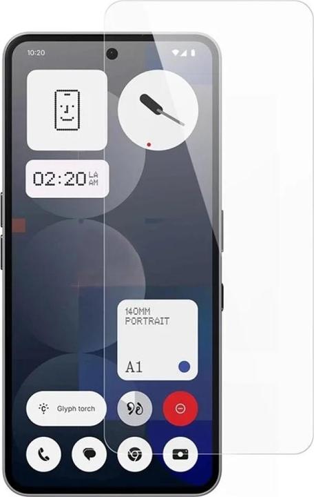 Screenguard Armoured glass protective film Case Friendly Design (1 Piece, Nothing Phone (3a) Pro)
