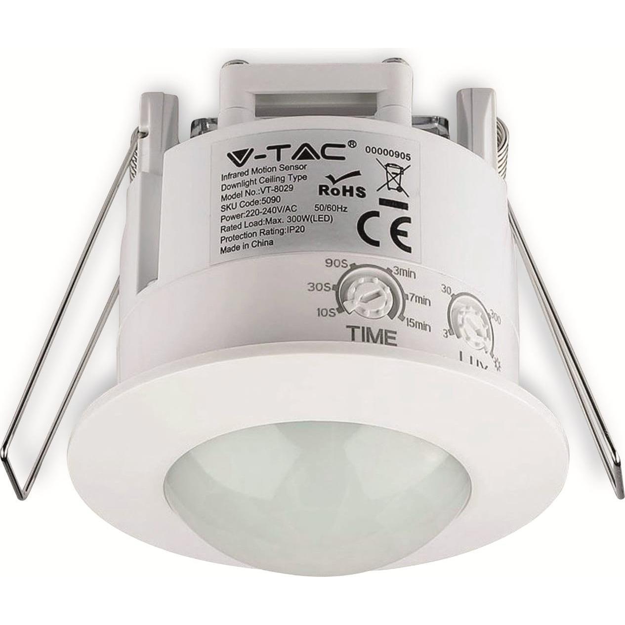 V-TAC, Bewegungsmelder, PIR Decke Sensor (6 m)