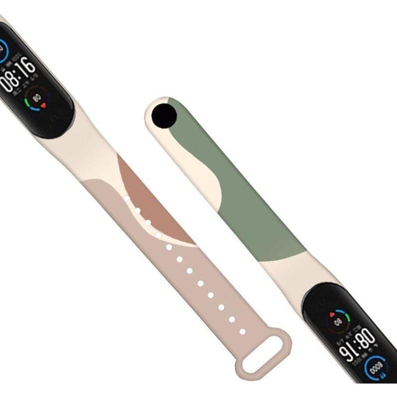 Thumbnail - Hurtel Strap Moro Wristband for Xiaomi Mi Band 6 / Mi Band 5 Silicone Strap Camo Watch Bracelet (4) (Mi Band 5, Xiaomi M...