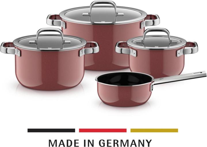 WMF Fusiontec MineralPro RoseQuartz 4-teiliges Set (16 cm, Acciaio inossidabile)