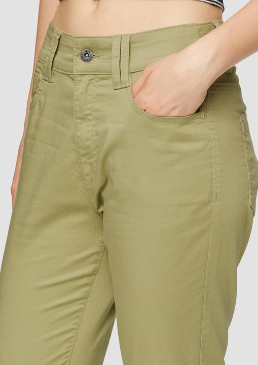 Image du produit S.Oliver Hose Caprihose aus Baumwoll-Satin mit schmalem Beinverlauf (36)