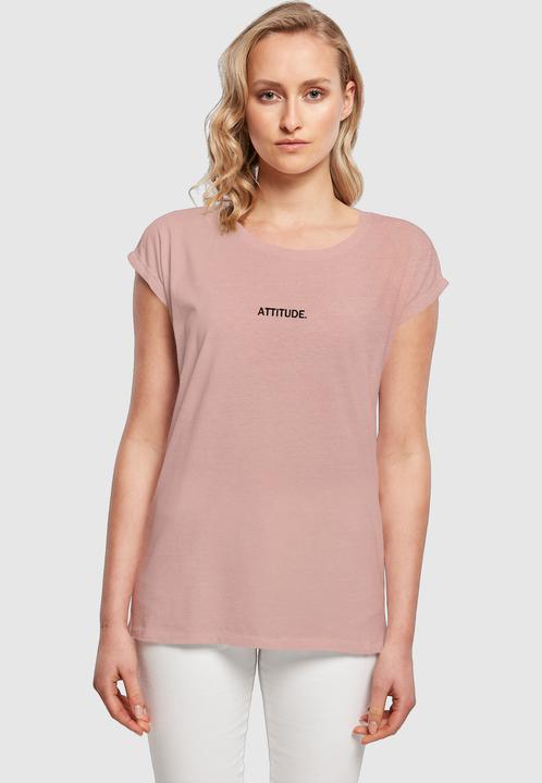 Produktbild Merchcode Ladies Attitude Extended Shoulder Tee - 113641 (XL)