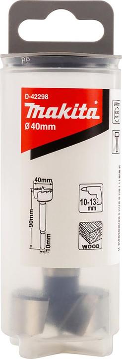 Immagine prodotto Makita Punta Forstner 40x90mm (40 millimetri)