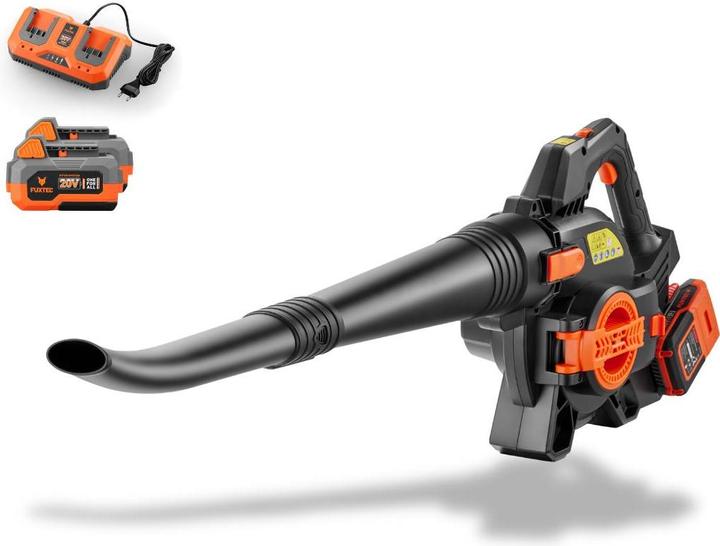 Fuxtec 40 Volt 2in1 Akku-Laubbläser/-sauger Set FX-E2LBS-SET (Akkubetrieb, Laubsauger-& bläser)