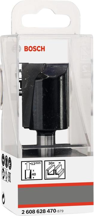 Produktbild Bosch Professional Zubehör Nutfräser, 12 mm, D1 30 mm, L 40 mm, G 81 mm
