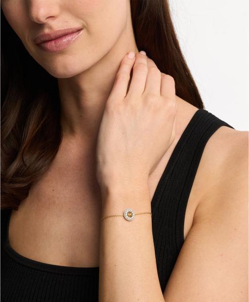 Actual product image Michael Kors ArmbandÂ Brilliance Vergoldet (21.60 cm, Gold plated, Sterling silver 925)