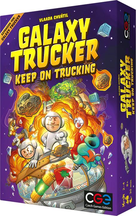 Actual product image Czech games edition CZ118 - Galaxy Trucker 2nd Edition: Immer weiter!, Brettspiel, für 2-4 Spieler (DE-Erweiterung) (German, 2 - 4 Players)