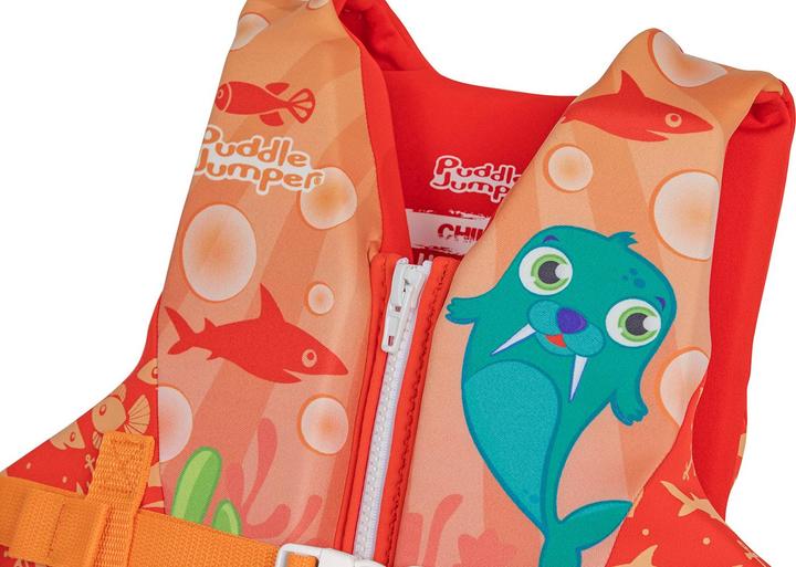Immagine prodotto Bestway Giubbotto di salvataggio Puddle Jumper® tricheco con rivestimento in tessuto, 3-6 anni (19 - 30 kg)