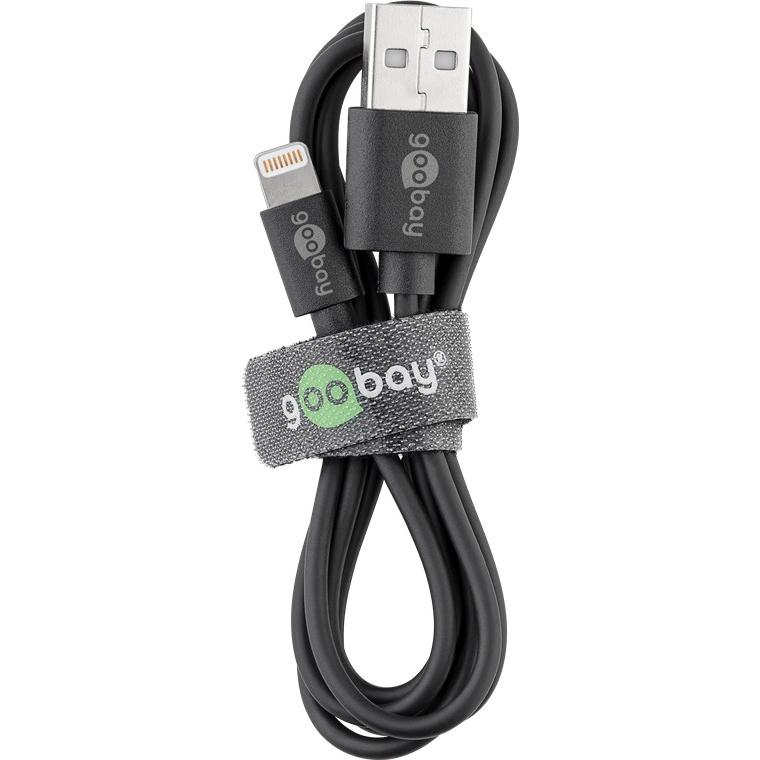 Thumbnail - Goobay Lade- und Synchronisationskabel (1 m, USB 2.0), USB Kabel