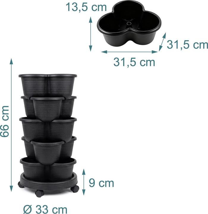 Actual product image Relaxdays PlantTower