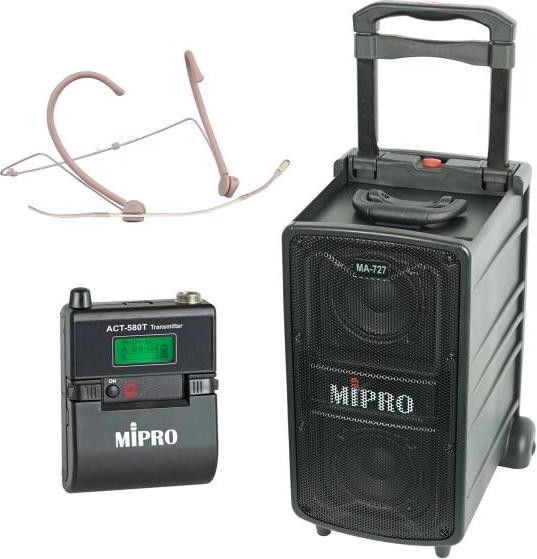 Mipro MA-727 inkl Empfangsmodul Bundle mit Headset (Aktiv)