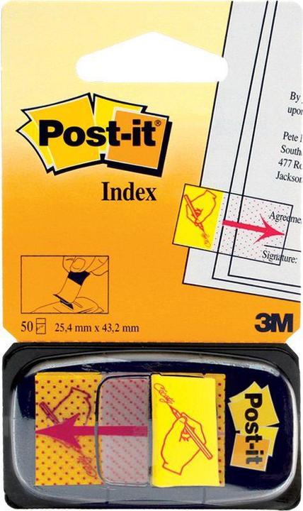 Produktbild Post-it Index Unterschrift (43.20 x 25.40 mm)