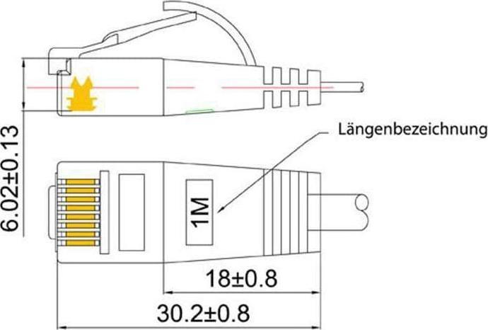 Image du produit Wirewin Câble de réseau (UTP, CAT6, 7.50 m)