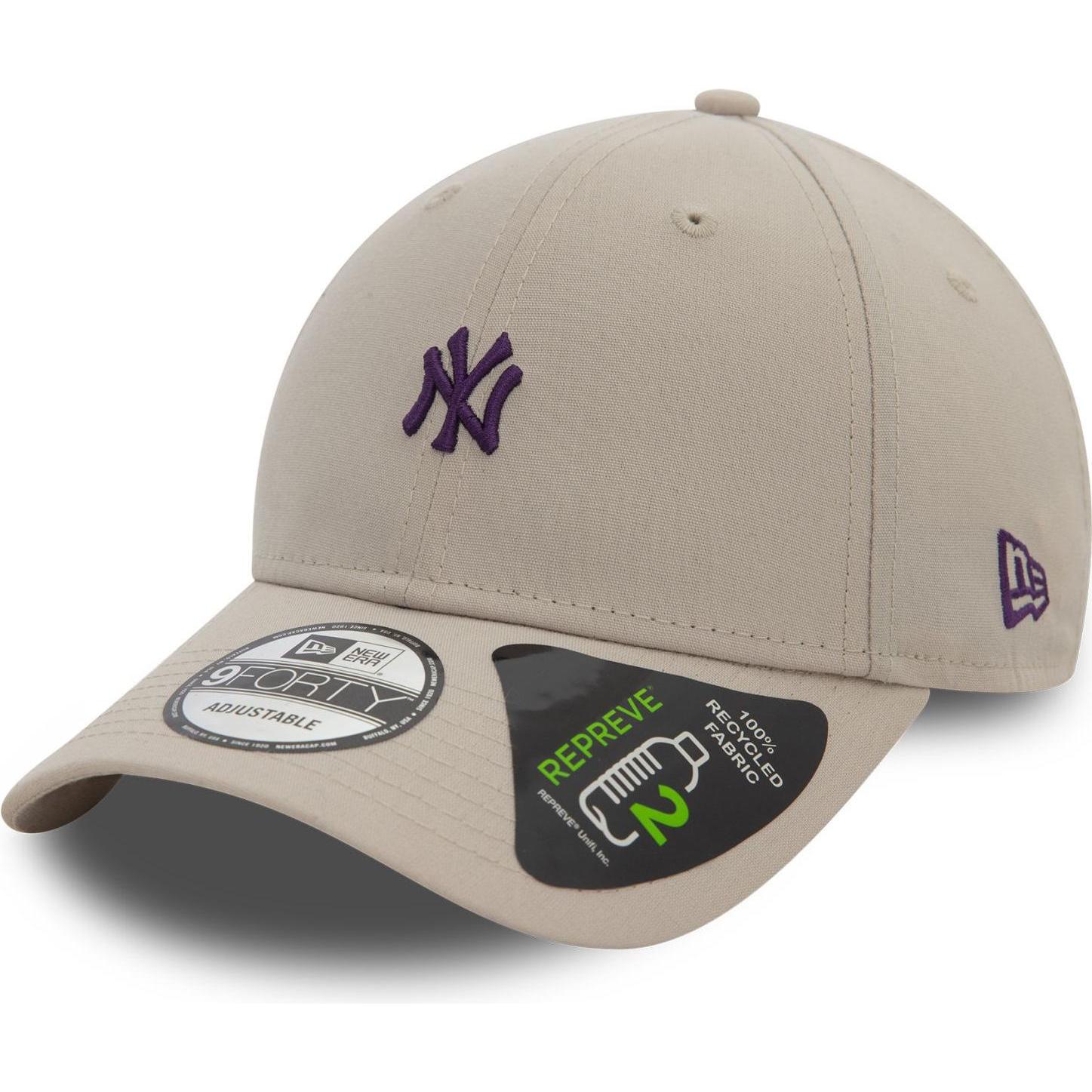New Era, Herren, Cap, 9Forty Strapback Cap REPREVE New York Yankees, Beige