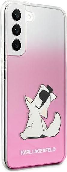Actual product image Karl Lagerfeld KLHCS22MCFNRCPI S22 + S906 hard case pink (Samsung Galaxy S22+)