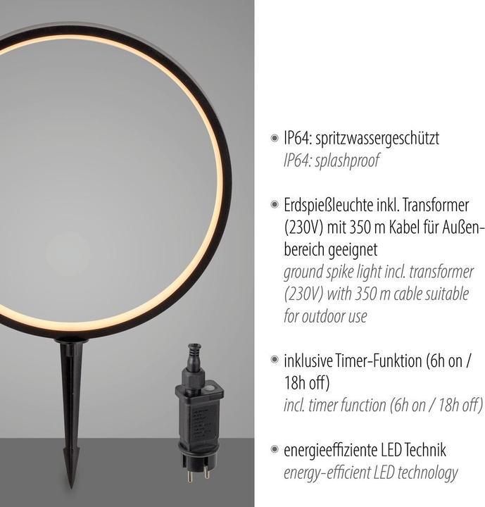 Produktbild Selltec LED Aussenleuchte (90 lm, IP65)