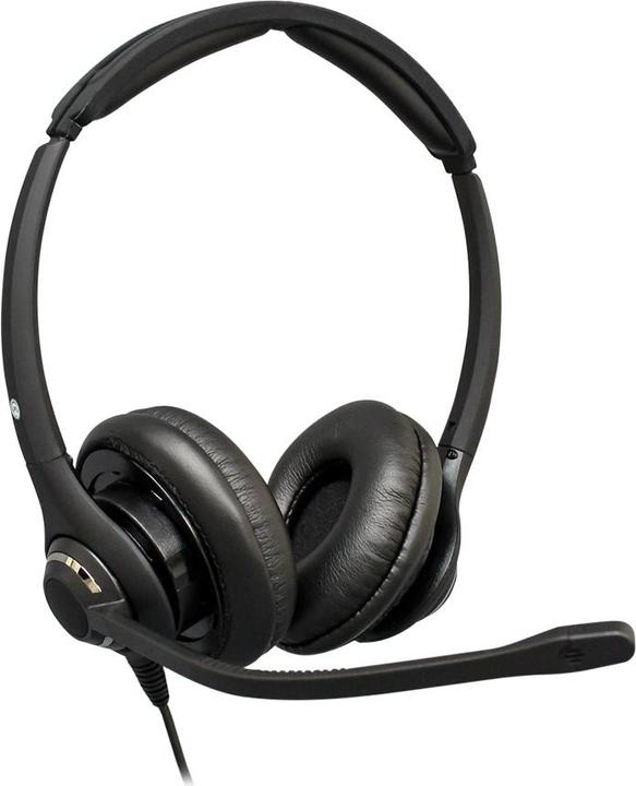 Produktbild JPL -611-PB Headset Wired Head-band Office/Call center Black (Kabelgebunden)