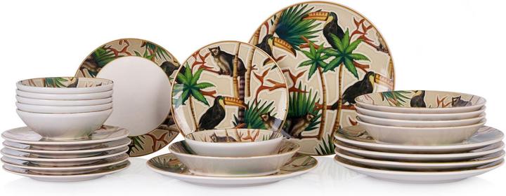 Hermia Toucan Dinner Set 24 Pieces (24 Stk.)