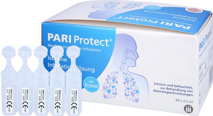 Actual product image PARI protect inhalation solution for the treatment of respiratory diseases, 150 ml solution