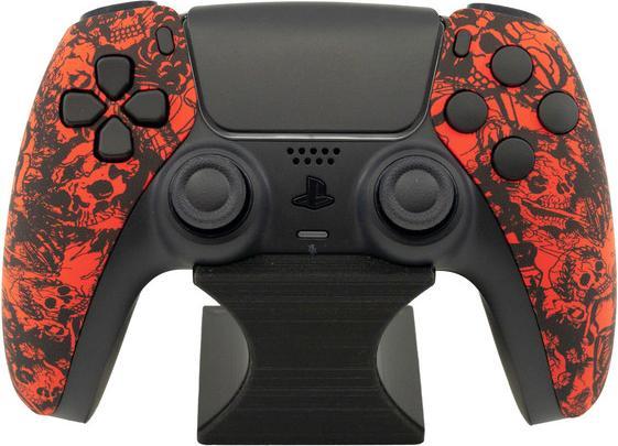 Actual product image MyController Red Skulls Black with programmable paddles (PS5)
