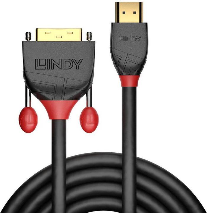 Produktbild Lindy HDMI (Typ A) — DVI (2 m, HDMI, DVI, 1.4)