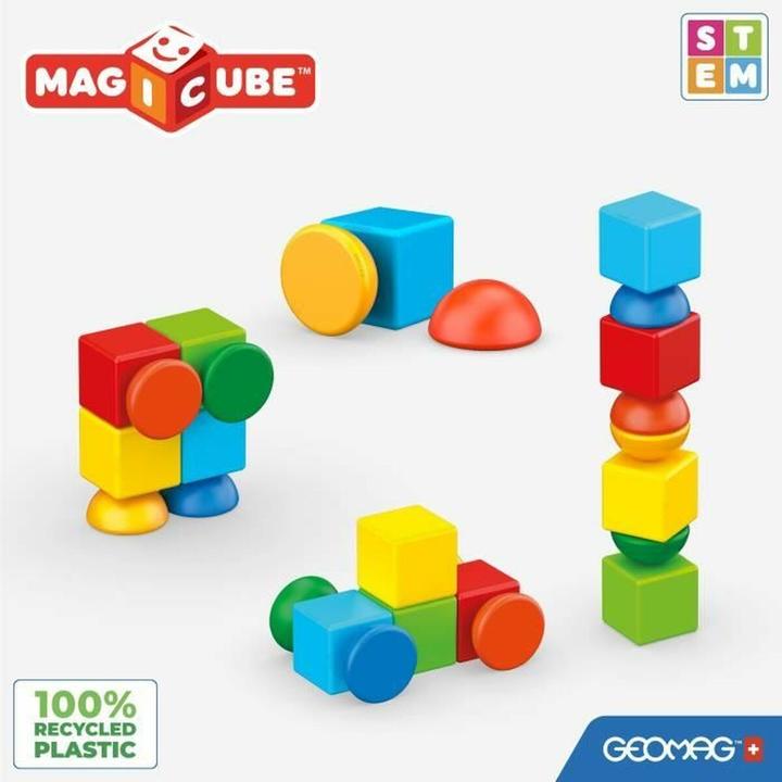 Actual product image Geomag Magicube Blocks Stacking