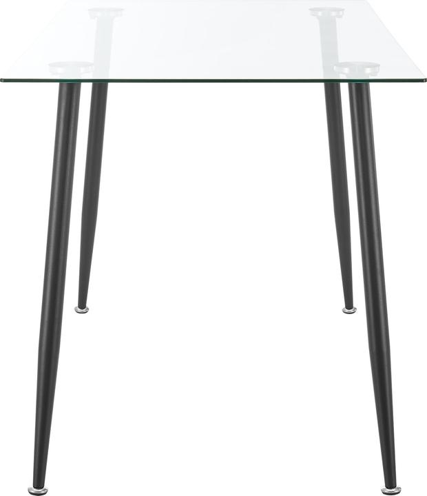Actual product image En.Casa Glass table Hyrynsalmi black