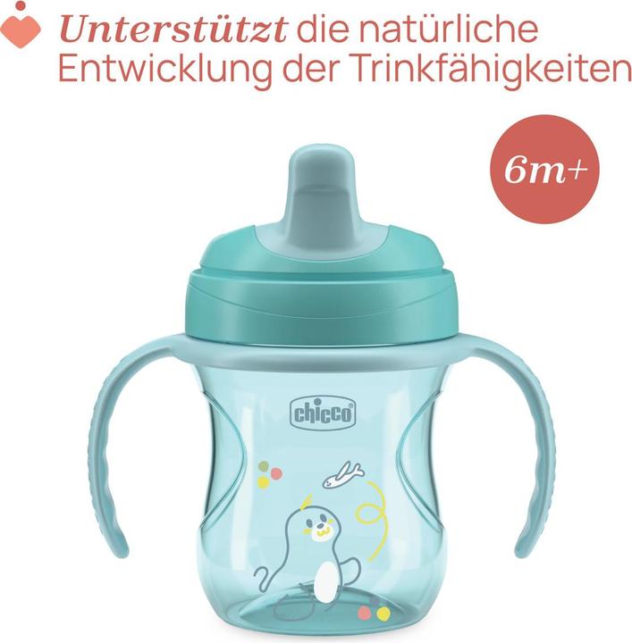 Actual product image Chicco TRAINING Cup Blue 6m+ (200 ml)